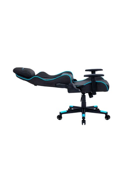 Silla gaming Newskill Kitsune Zephyr Series negra y azul de tela