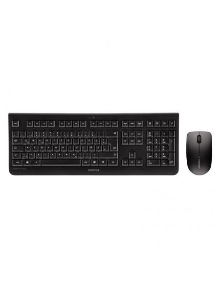 Cherry Teclado+Ratón Inalámbrico Inglés DW3000 Neg