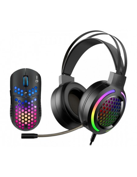 Marvo Combo Ratón+Auricular MA-MH01 BK Negro