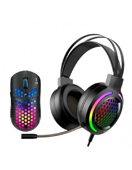 Marvo Combo Ratón+Auricular MA-MH01 BK Negro