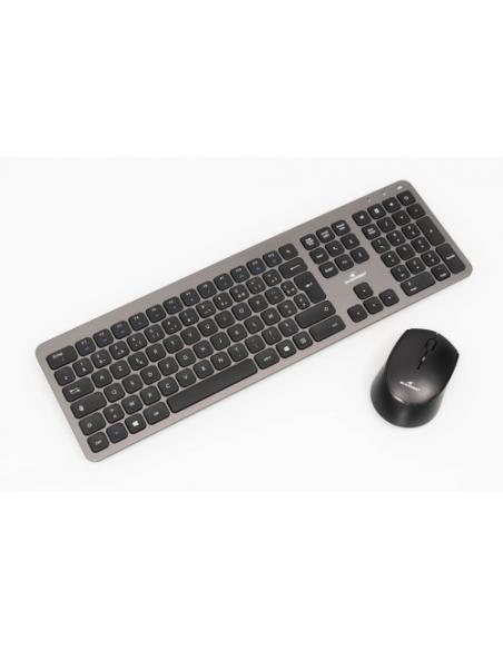 BLUESTORK WIRELESS PACK EASY SLIM - MOUSE & CISOR KEYBOARD - GREY - SP