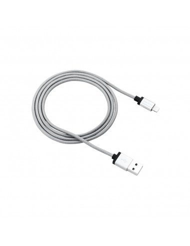 CABLE LIGHTNING TRENZADO A USB(A) 2.0 CANYON 1M GD