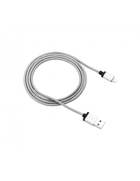 CABLE LIGHTNING TRENZADO A USB(A) 2.0 CANYON 1M GD