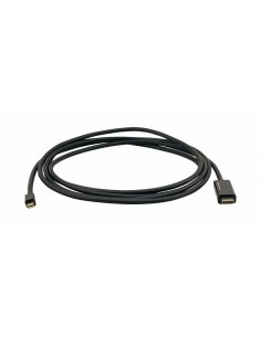 Kramer Electronics C-MDP HM UHD-10 adaptador de cable de vídeo 3 m HDMI tipo A (Estándar) Mini DisplayPort Negro