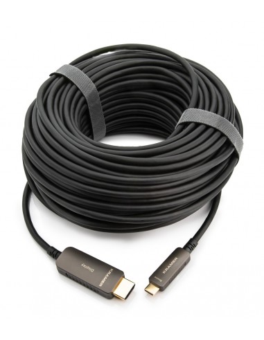 Kramer Electronics CLS-AOCU CH-66 adaptador de cable de vídeo 20 m USB Tipo C HDMI tipo A (Estándar) Negro