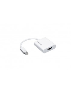 Kramer Electronics ADC-MDP HF UHD adaptador de cable de vídeo Mini DisplayPort HDMI tipo A (Estándar) Blanco