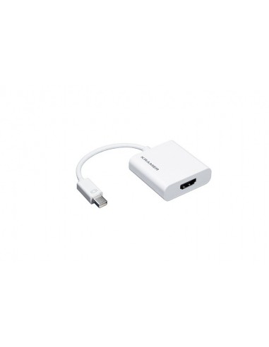 Kramer Electronics ADC-MDP HF UHD adaptador de cable de vídeo Mini DisplayPort HDMI tipo A (Estándar) Blanco