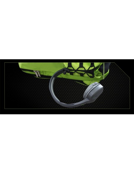 KeepOut BK7F mochila Negro, Verde Imitación piel, Nylon