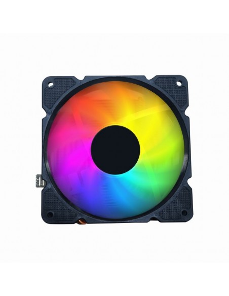 VENTILADOR DE REFRIGERACION GEMBIRD   DE CPU 12 CM 100 W LED MULTICOLOR 4 PIN