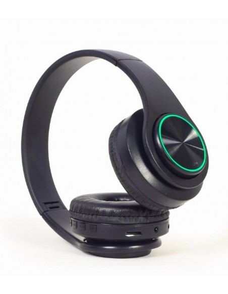 AURICULARES GEMBIRD ESTEREO BLUETOOTH CON EFECTO DE LUZ LED