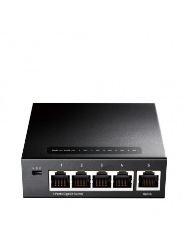 SWITCH CUDY 5-PORT GIGABIT METAL SWITCH GS105