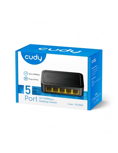 SWITCH CUDY 5-PORT 10 100 MBPS DESKTOP SWITCH FS105D