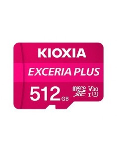 MICRO SD KIOXIA 512GB EXCERIA PLUS UHS-I C10 R98 CON ADAPTADOR