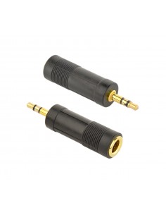 ADAPTADOR GEMBIRD AUDIO 6,35MM HEMBRA A 3,5MM MACHO
