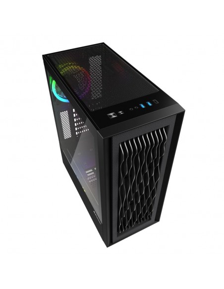 CAJA ATX SHARKOON RGB WAVE 2XUSB3.0 RGB SIN FUENTE NEGRO
