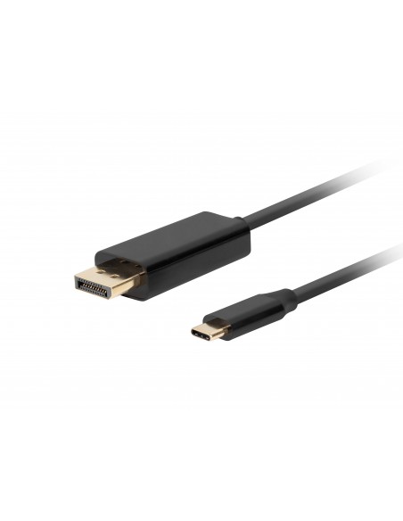 CABLE USB-C A DISPLAYPORT LANBERG MACHO MACHO 3.0M 4K 60HZ NEGRO