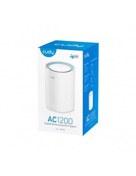 EXTENSOR MESH CUDY AC1200 WIFI GIGABIT MESH SOLUTION M1300 1-PACK