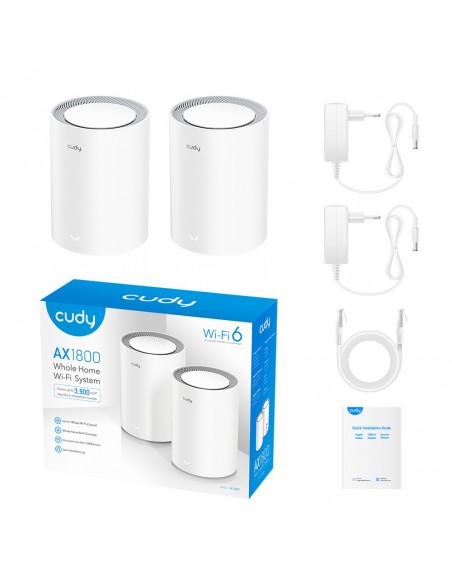 EXTENSOR MESH CUDY AX1800 WIFI 6 MESH SOLUTION M1800 2-PACK