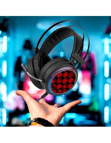 AURICULARES GAMING AVENGERS MARVEL NEGRO