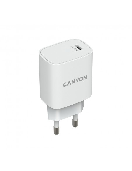CARGADOR USB-C CANYON H-20-03 WHITE