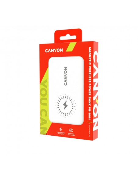 POWERBANK CANYON 10000 PB-1001 WHITE
