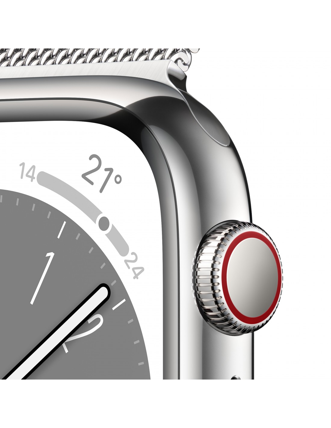 Apple Watch Series 8 OLED 45 mm 4G Plata GPS (satélite)