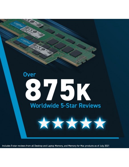 MODULO MEMORIA RAM DDR5 32GB 2X16GB 4800MHz CRUCIAL