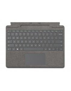 TECLADO MICROSOFT SURFACE TYPE COVER PRO 8 PLATA