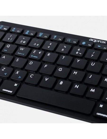APPROX Teclado Bluetooth 3.0 negro