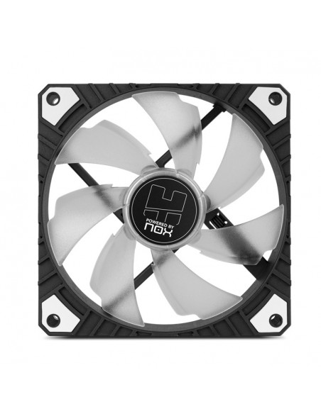 NOX Ventilador Hummer H-FAN PRO LED WHITE 120mmPWM