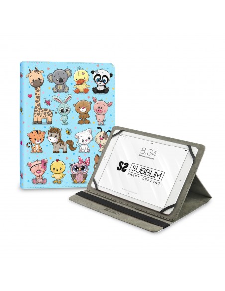 FUNDA TABLET UNIVERSAL TRENDY CASE ANIMALS 11"