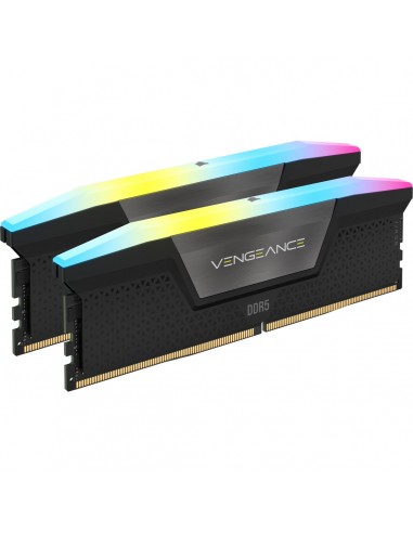 MEMORIA CORSAIR DDR5 32GB 2X16GB PC6000 VENGEANCE RGB CMH32GX5M2D6000Z36K