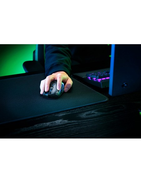Razer Naga V2 HyperSpeed ratón mano derecha RF Wireless + Bluetooth Óptico 30000 DPI