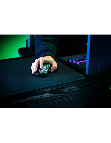 Razer Naga V2 HyperSpeed ratón mano derecha RF Wireless + Bluetooth Óptico 30000 DPI