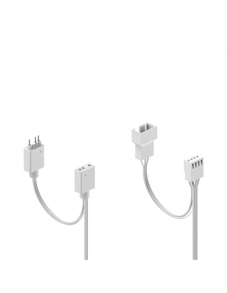 FRACTAL VENTILADOR CAJA ASPECT 12 SERIES RGB PWM 120MM MARCO BLANCO (FD-F-AS1-1209)