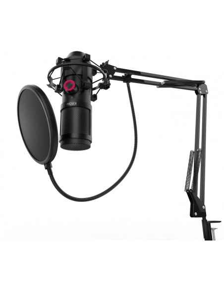 Krom Kapsule Negro Micrófono para PC