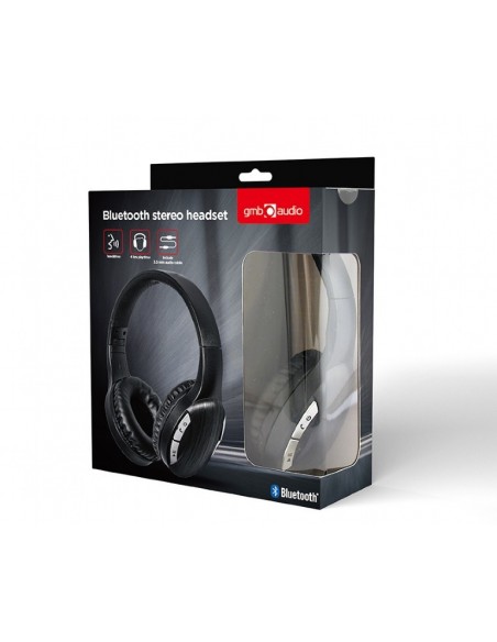 AURICULARES GEMBIRD  ESTERO BLUETOOTH NEGRO
