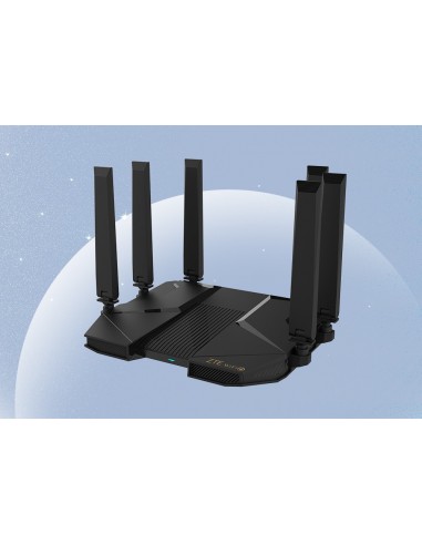 ZTE E3330 router inalámbrico Gigabit Ethernet Doble banda (2,4 GHz   5 GHz) Negro
