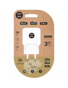 TECH1TECH TEC2251 cargador de dispositivo móvil Blanco Inter