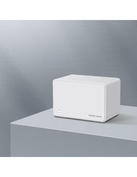 Mercusys Halo H80X(2-pack) Doble banda (2,4 GHz   5 GHz) Wi-Fi 6 (802.11ax) Blanco 3 Interno