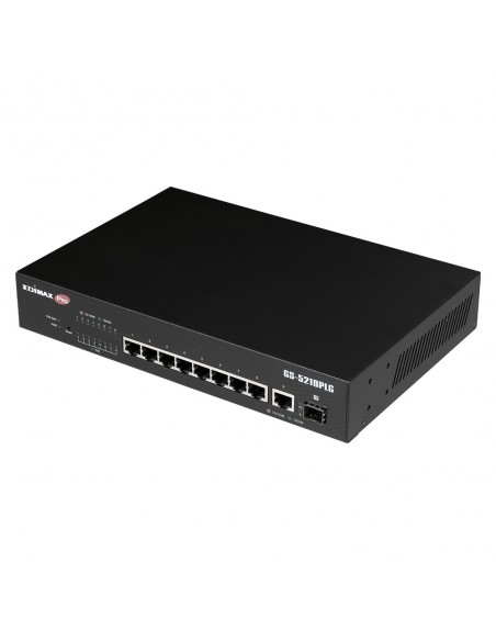 Edimax GS-5210PLG Switch 10xGbE LR PoE+ (1xSFP)