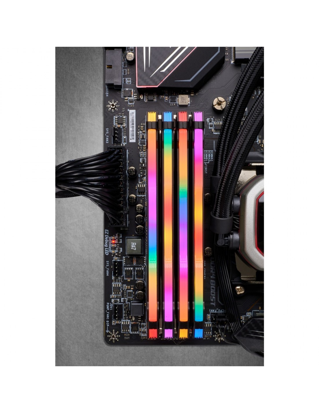 Memoria RAM DDR4 Corsair Vengeance RGB PRO 3600 MHz 16GB (2x8GB) - Negro, Iluminación RGB, Overclocking