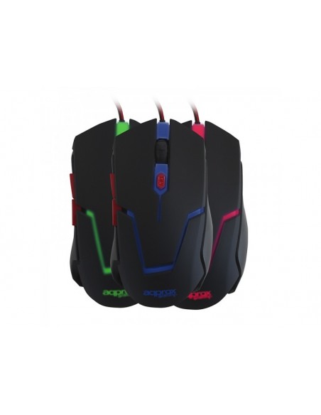 Approx appTWISTER2 ratón mano derecha USB tipo A 2400 DPI