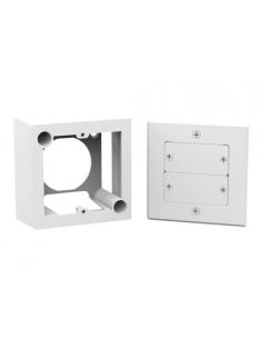 KRAMER IS - ROOM CONNECTIVITY ON-WALL BOX, 1 GANG EUROPEAN- 65MM - OWB-1G/65/EU (85-000025)