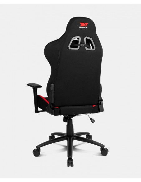 SILLA GAMING DRIFT DR110BR TEJIDO NEGRO ROJO