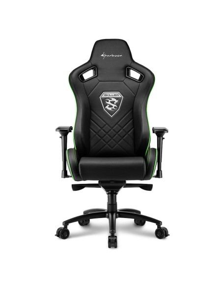 Silla Gaming Sharkoon Skiller SGS4 Verde Negra