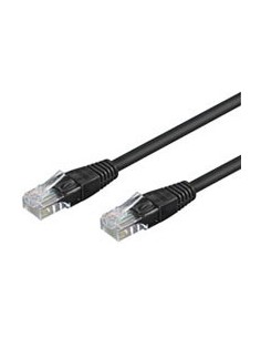 CABLE RED UTP CAT5E RJ45 GOOBAY 3M NEGRO