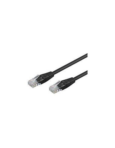 CABLE RED UTP CAT5E RJ45 GOOBAY 3M NEGRO
