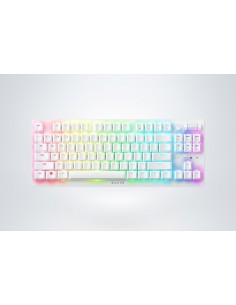 Razer DeathStalker V2 Pro Tenkeyless teclado USB + RF Wireless + Bluetooth QWERTY Inglés de EE. UU. Blanco