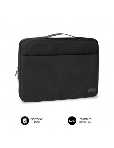 SUBBLIM Funda Ordenador Elegant Laptop Sleeve 15,6" Black